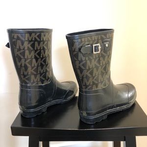 Michael Kors Signature Logo Rain Boots